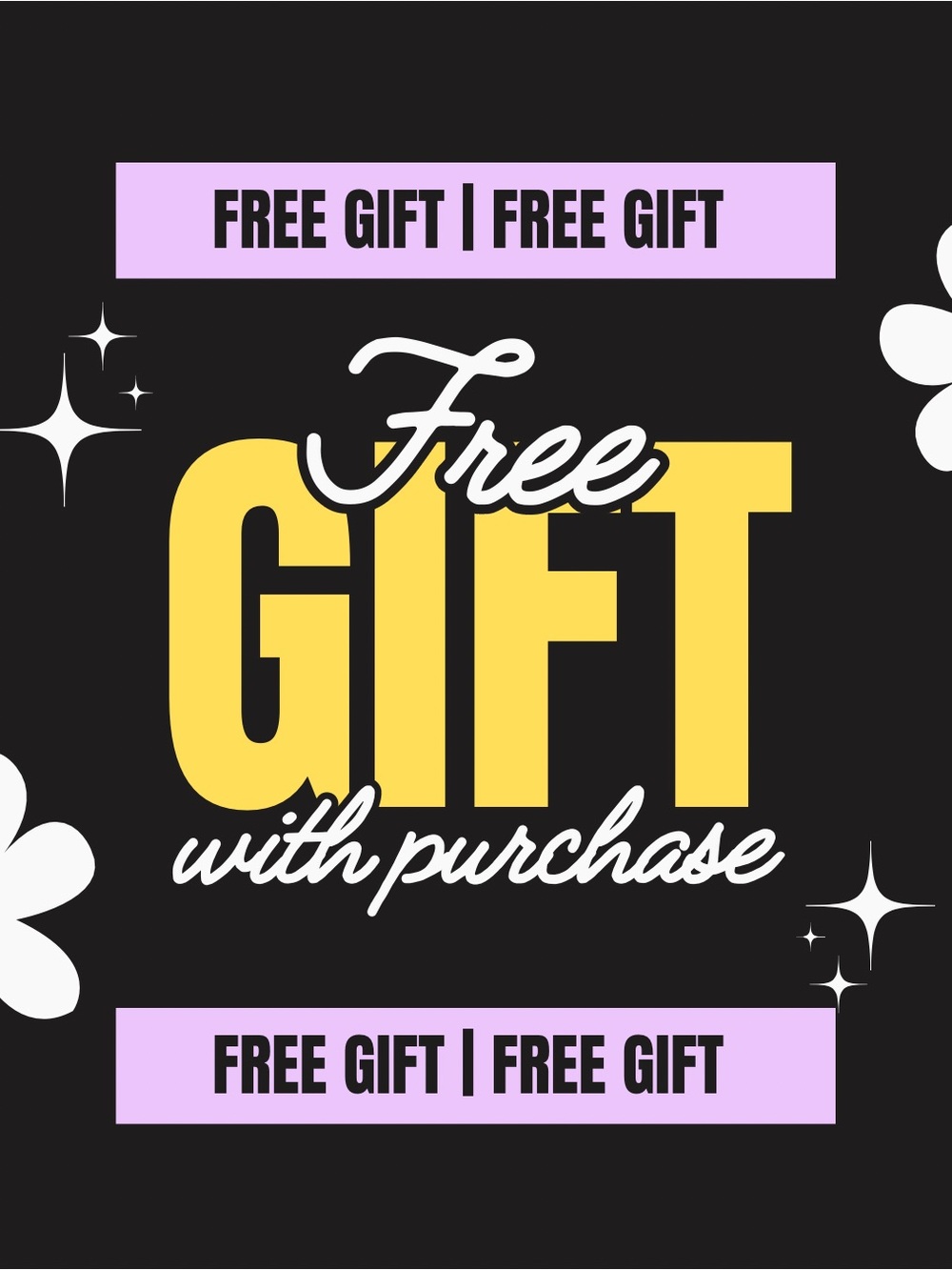 FREE gift with purchase